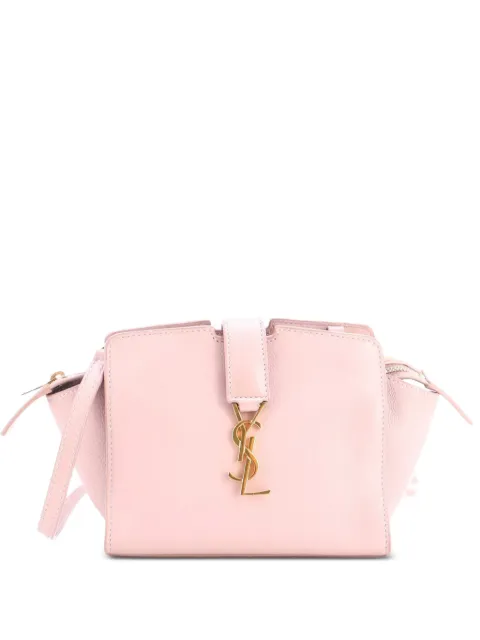Saint Laurent Pre-Owned Monogram Cabas Downtown Leather Toy crossbody bag Pink LIOKLOPF711T8MWS