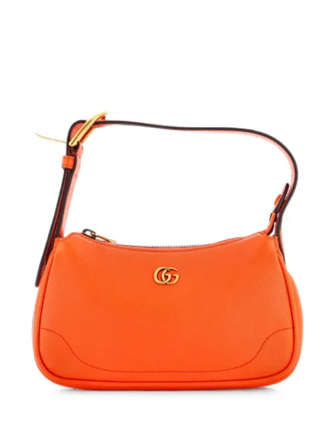 Gucci Pre-Owned Aphrodite Leather Mini shoulder bag Orange 2VJSYIHZV7RW3ZLV