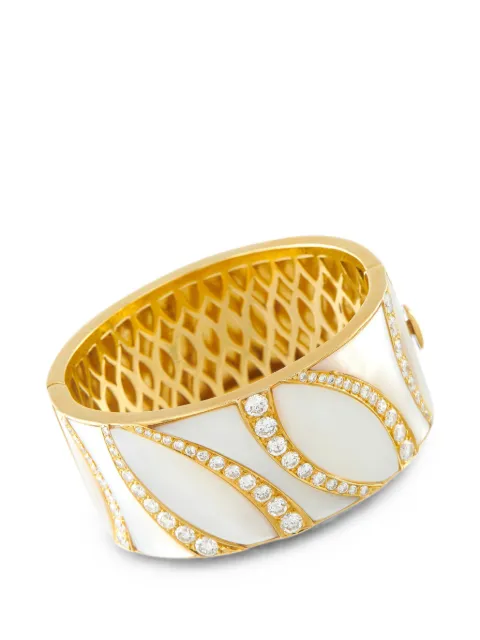 LB Exclusive diamond and mother-of-pearl bracelet Gold MF04061826