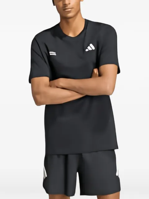 adidas graphic-print short-sleeve T-shirt Black KS2502