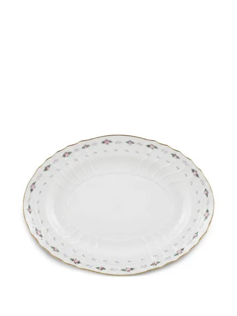 GINORI 1735 Vecchio Ginori floral-print serving platter White 061002055516059