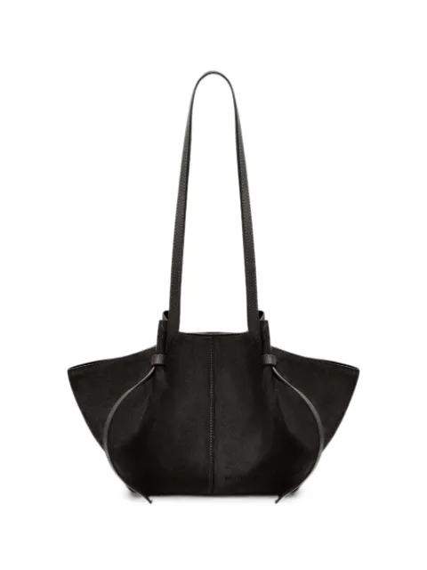 Yuzefi Mochi suede shoulder bag Brown MOCHISUE