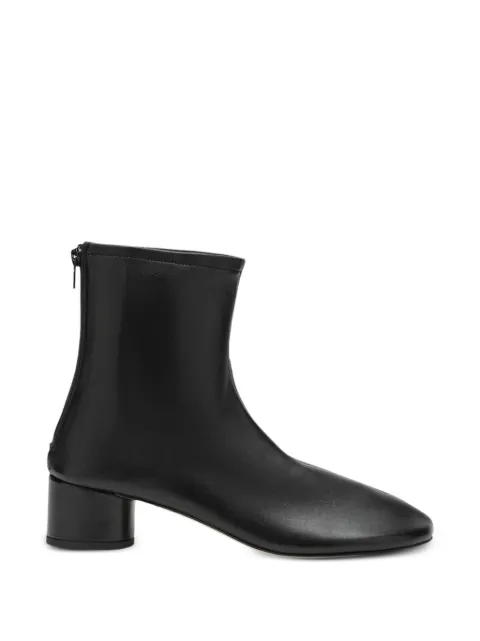 Dear Frances Harlie rear-zip ankle boots Black HARLIE01LE
