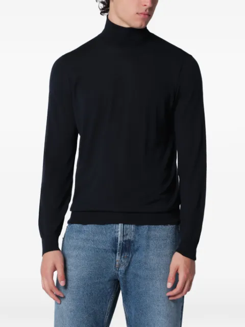 Drumohr roll-neck long-sleeve sweater Blue D0D104WO
