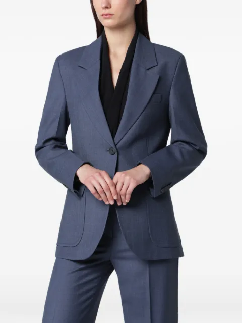 Victoria Beckham Katherine single-breasted jacket Blue 1425WJK005119APL