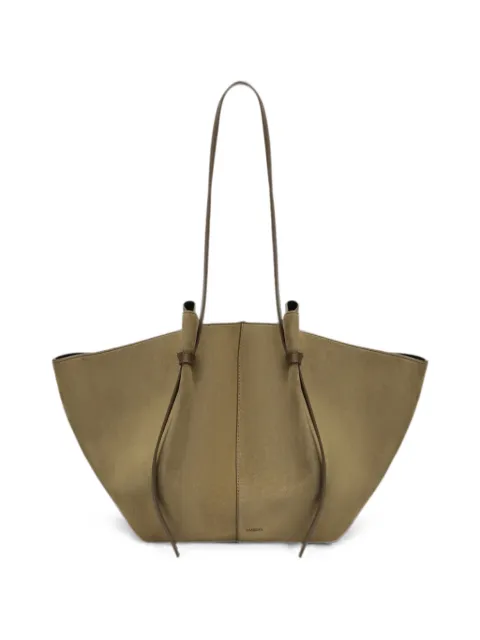 Yuzefi large Mochi suede shoulder bag Green LARGEMOCHISUE