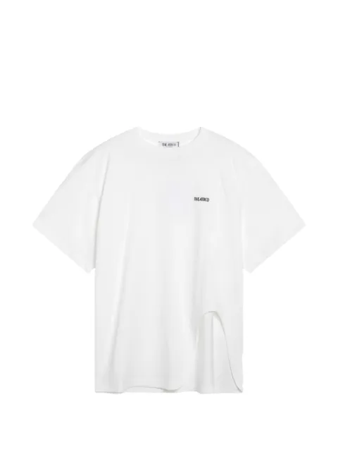 The Attico logo-print cut-out T-shirt White 261WCT00350JJJ025AA