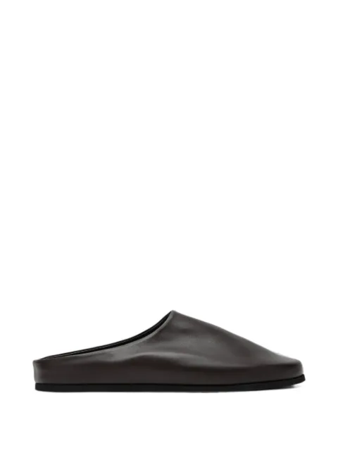 Dear Frances Vico round-toe mules Brown VIC02LE