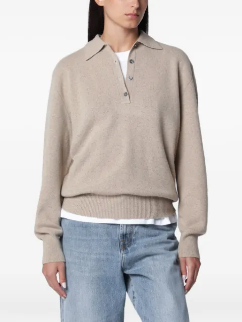 Róhe button-down polo shirt Neutrals 81923302