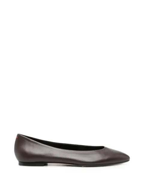 Aeyde pointed-toe ballet flats Brown A11FL0176001003225