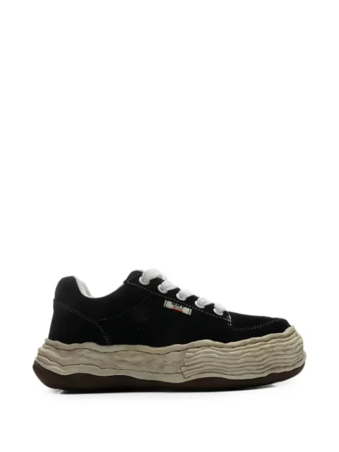 Maison MIHARA YASUHIRO Oliver OG distressed sole suede low-top sneakers Black A16FW708