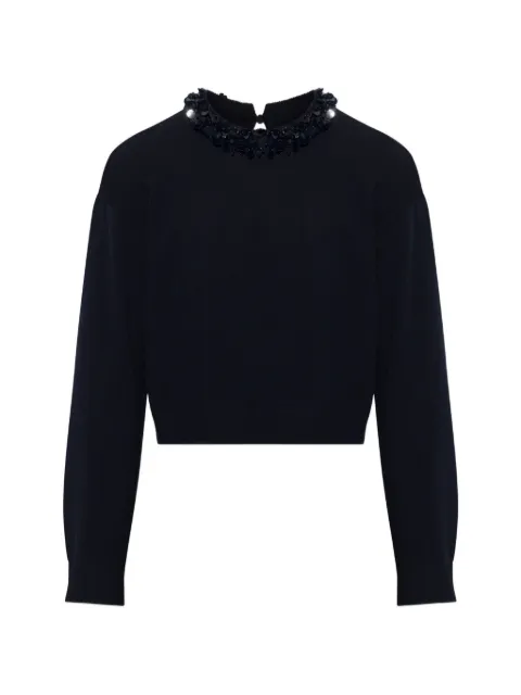 Ulla Johnson sequin-embellished Amelia sweater Blue PF2607390