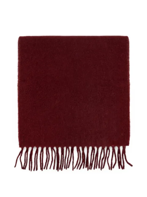 Canada Goose fringed alpaca-blend scarf Red 5485W0