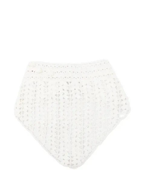 Magda Butrym crochet scarf White 494525