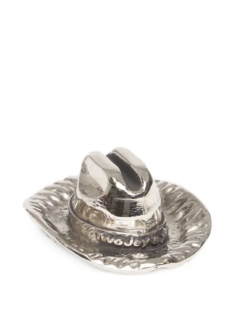 TWOJEYS hat-motif ashtray Silver 223301001