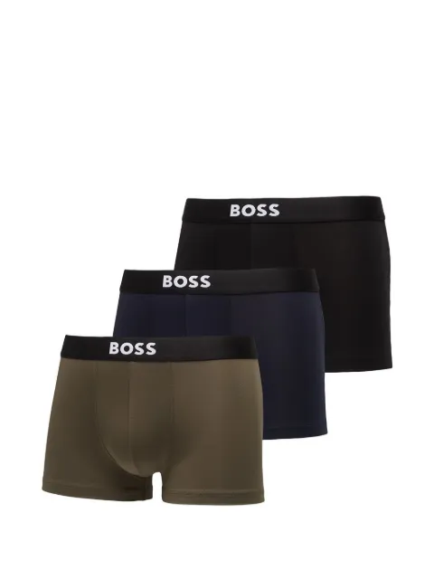 HUGO logo-waistband trunks Green 50555054982
