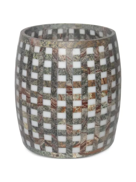 Editions Milano Lace marble vase Green AL1021