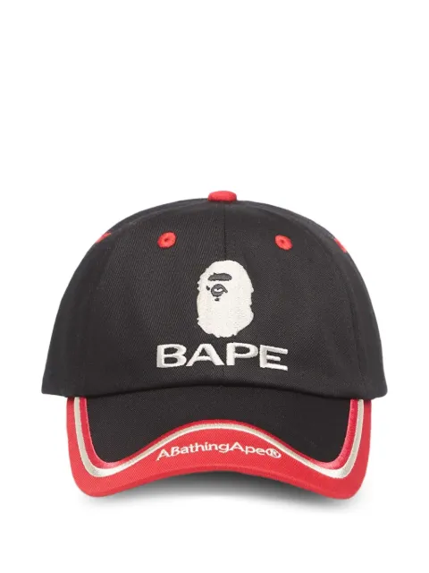 A BATHING APE® logo-embroidered baseball cap Black 001CPM301020M