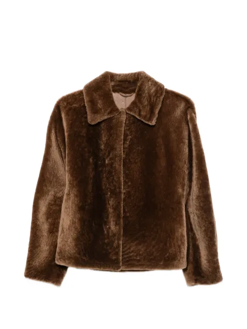 Manzoni 24 shearling jacket Brown 26M1332S23N