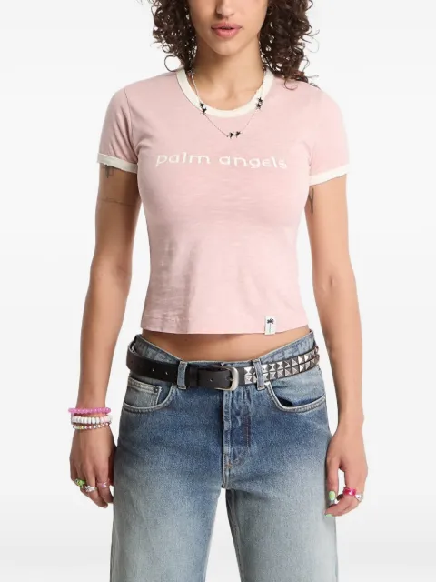 Palm Angels Hollywood slim-fit T-shirt Pink PAWAA004JR0013B03