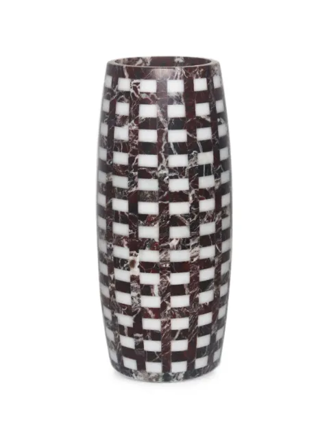 Editions Milano Lace marble vase Red AL1042