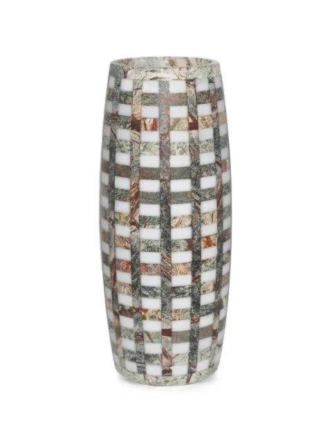 Editions Milano Lace marble vase Green AL1022