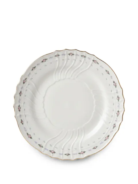 GINORI 1735 Vecchio Ginori floral-print plate White 061002035016059