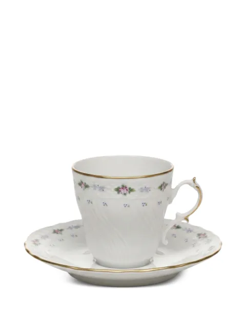 GINORI 1735 Vecchio Ginori floral-print coffee cups set (set of six) White 061002273516059
