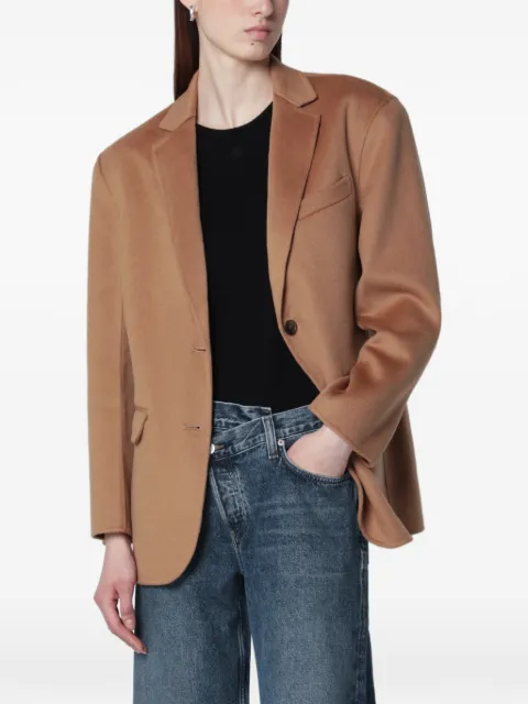ANINE BING Quinn double-faced blazer Brown A017073WO