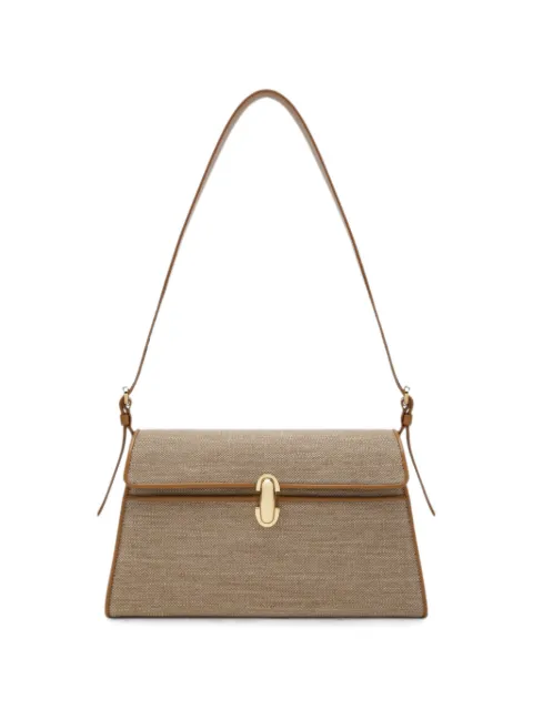 Savette Symmetry leather-trim shoulder bag Neutrals H0343131