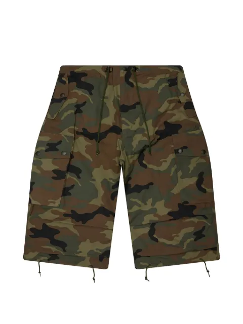 Needles Woodland ripstop cotton cargo shorts Brown SX159CWOOD