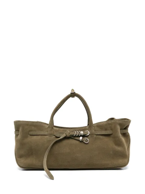 Marge Sherwood Grandma Used buckle-detail suede tote bag Green M26431TB11SUDO