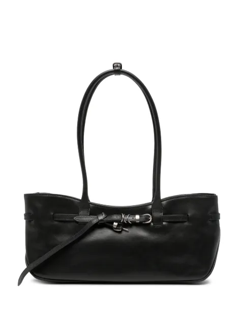 Marge Sherwood buckle-detail leather shoulder bag Black M26431SB10PUBK
