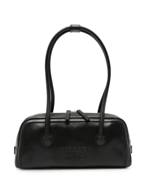 Marge Sherwood Soft Boston logo-debossed leather shoulder bag Black M26431SB08PUBK