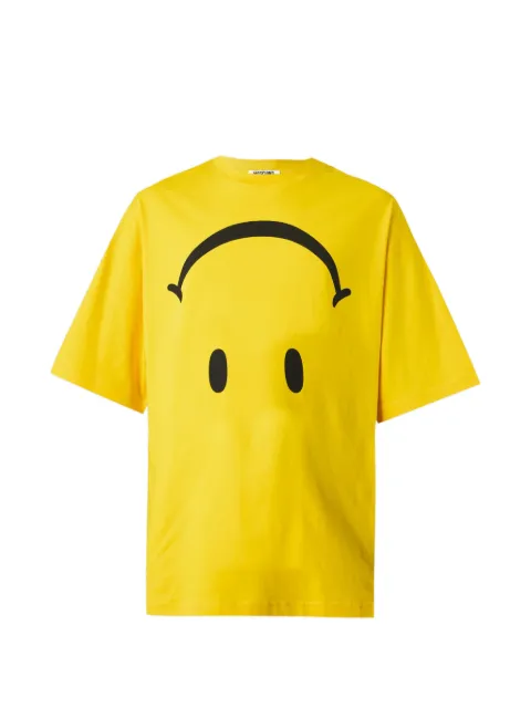 Moschino x Smiley graphic-print cotton T-shirt Yellow J070152411027