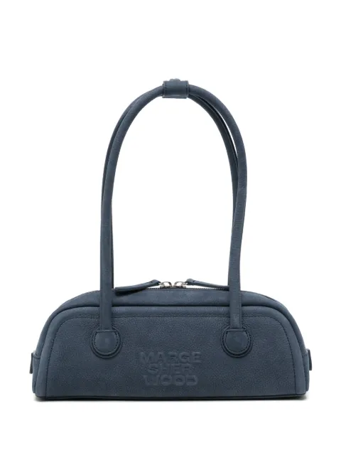 Marge Sherwood logo-embossed nubuck-leather tote bag Blue M26431SB07NBID