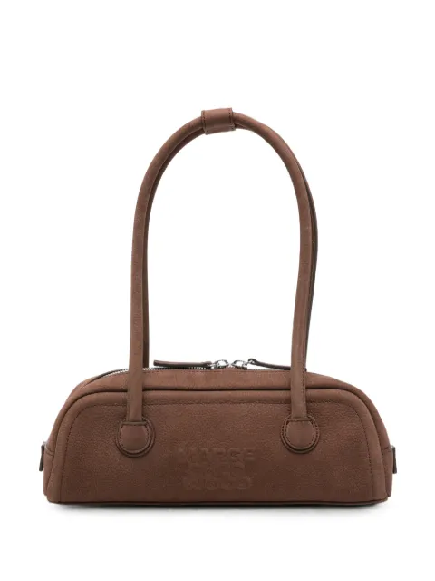 Marge Sherwood logo-debossed nubuck shoulder bag Brown M26431SB07NBMN