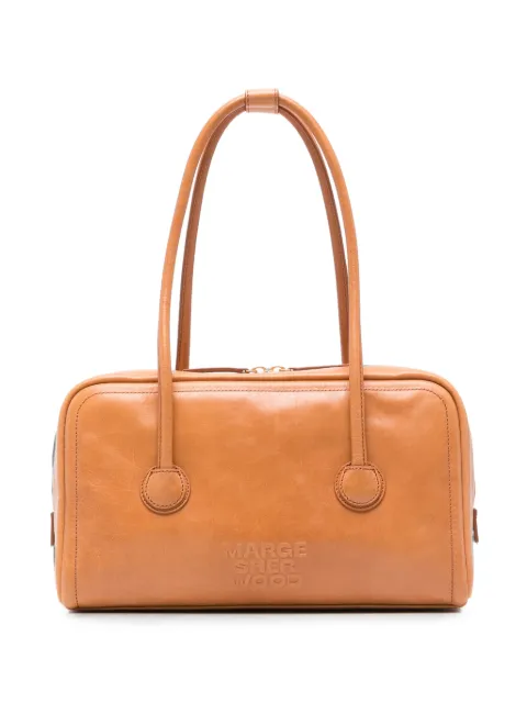 Marge Sherwood logo-debossed leather tote bag Brown M26431SB04SVBR