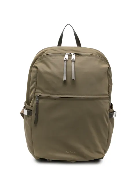 Paul Smith khaki recycled polyamide backpack Green M1A8361WSILKY