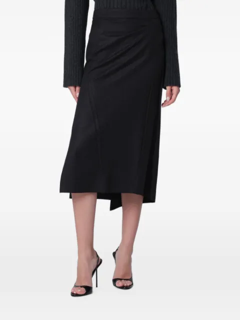 Victoria Beckham pressed tailored midi skirt Black 1326WSK007362DWO