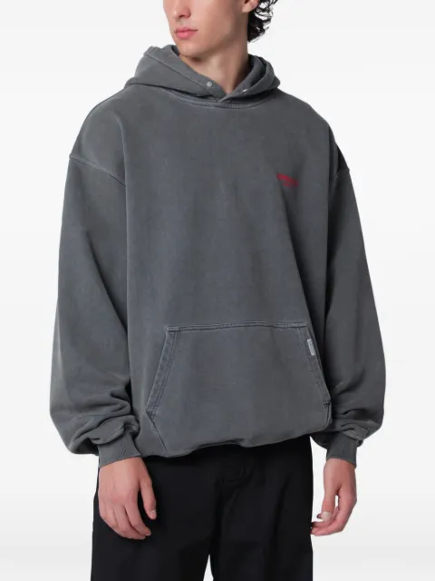 Represent logo-print hoodie Grey OCM41113CO