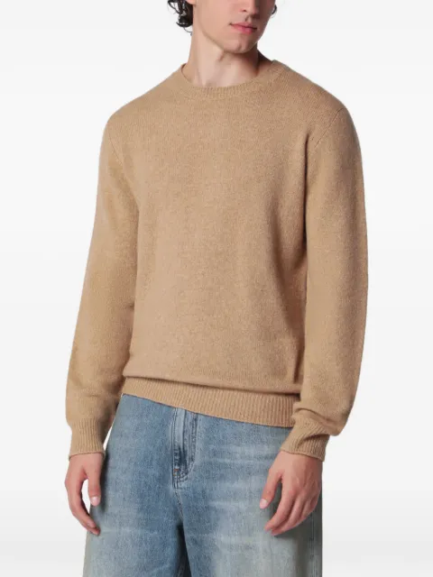 Roberto Collina fine-knit crew-neck sweater Neutrals 263MYB40001WO