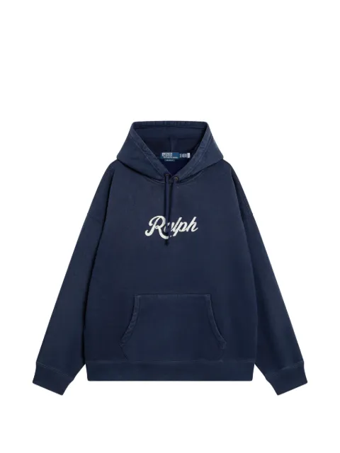 Polo Ralph Lauren logo-print drawstring hoodie Blue 710B19140001CO