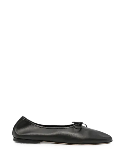 Dear Frances bow-detail ballet flats Black GAL16