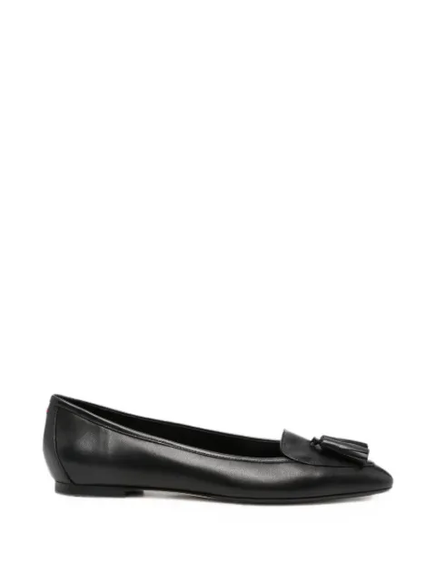 Aeyde tassel-detail leather ballet flats Black A11FL0729001001226
