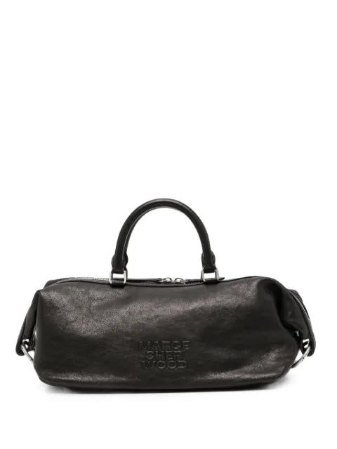 Marge Sherwood logo-embossed leather tote bag Black M26431TB18WNBK