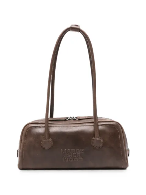 Marge Sherwood logo-debossed leather shoulder bag Brown M26431SB08PUWR