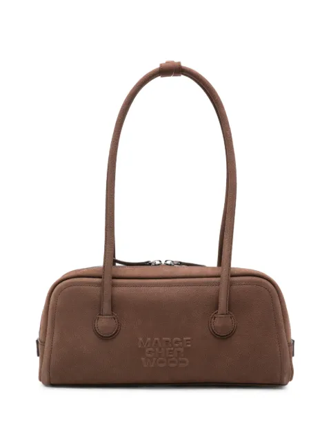 Marge Sherwood logo-debossed shoulder bag Brown M26431SB08NBMN