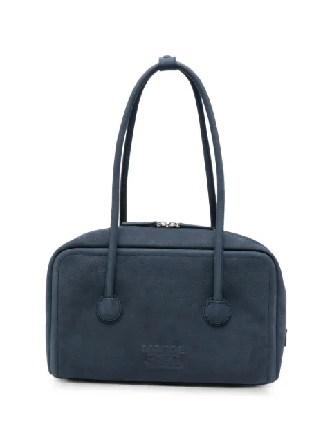 Marge Sherwood embossed-logo nubuck-leather tote bag Blue M26431SB05NBID