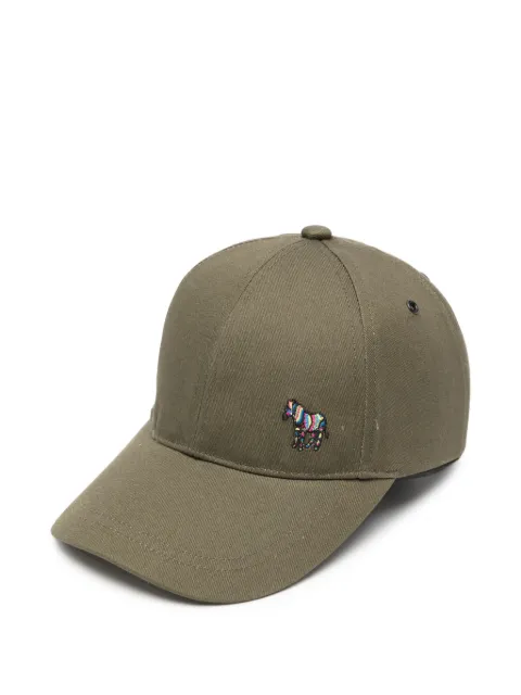 Paul Smith logo-patch baseball cap Green M1A987DTWZEBRA